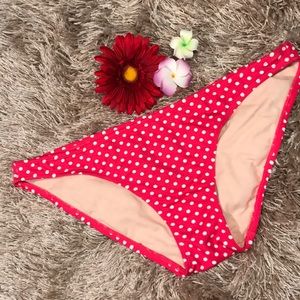 GAP Pink Polka Dot Bikini Bottoms